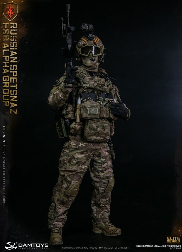 RUSSIAN SPETSNAZ FSB ALPHA GROUP SNIPER 1/6