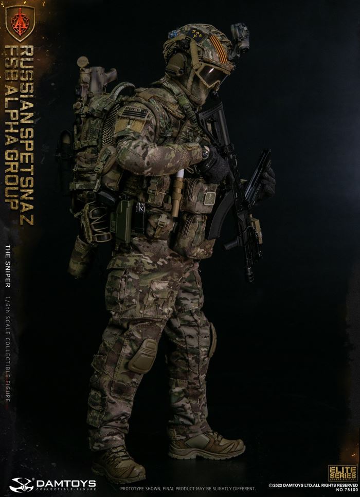 RUSSIAN SPETSNAZ FSB ALPHA GROUP SNIPER 1/6