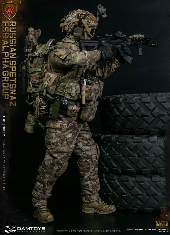RUSSIAN SPETSNAZ FSB ALPHA GROUP SNIPER 1/6