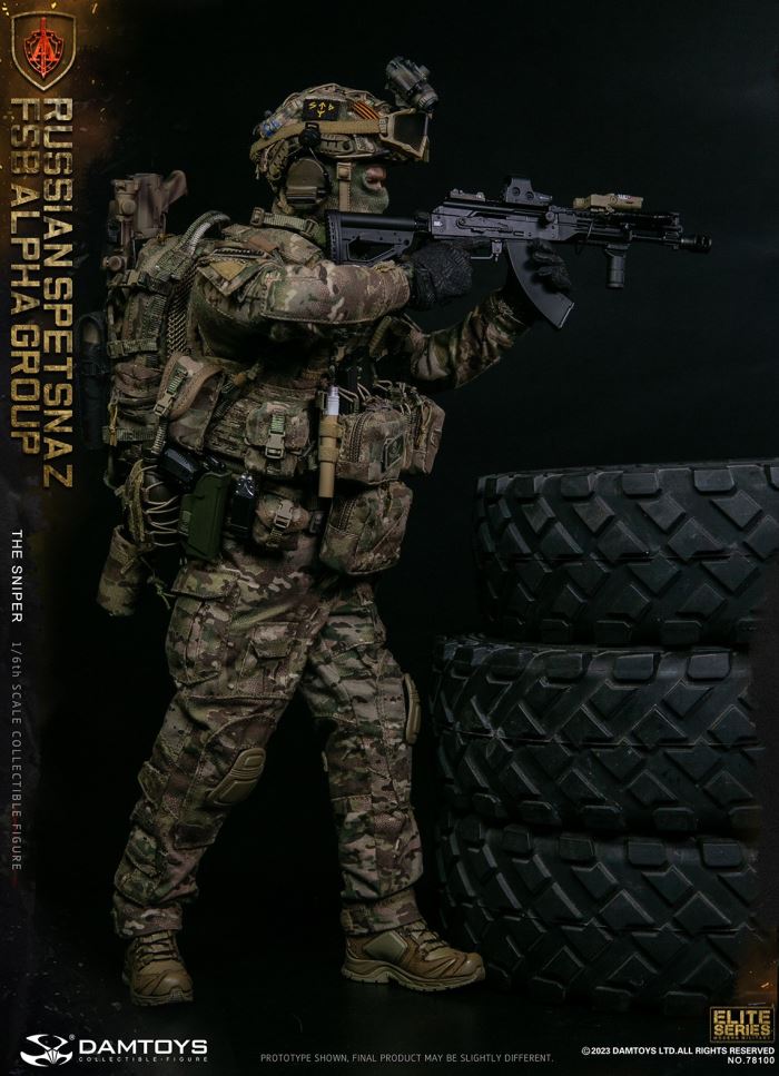 RUSSIAN SPETSNAZ FSB ALPHA GROUP SNIPER 1/6