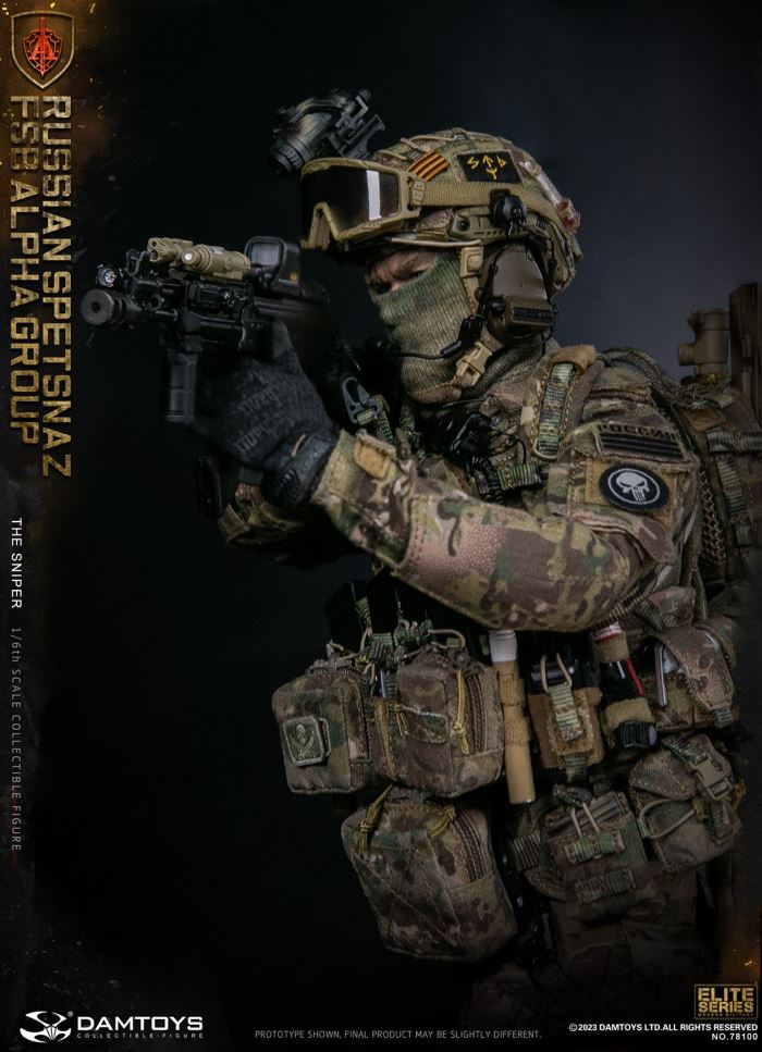 RUSSIAN SPETSNAZ FSB ALPHA GROUP SNIPER 1/6