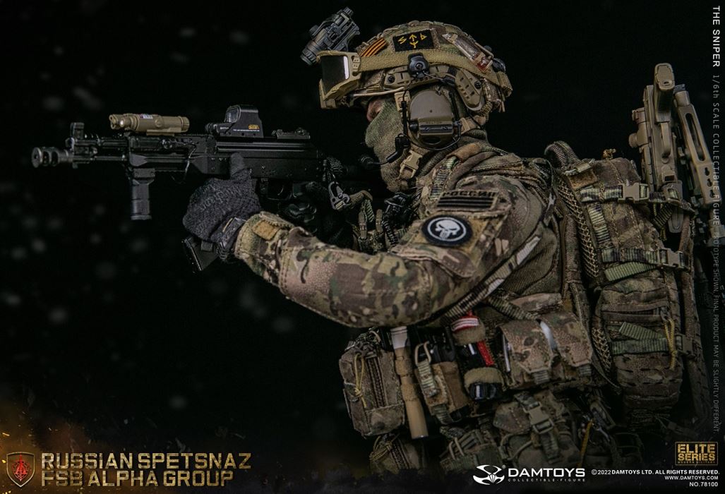RUSSIAN SPETSNAZ FSB ALPHA GROUP SNIPER 1/6