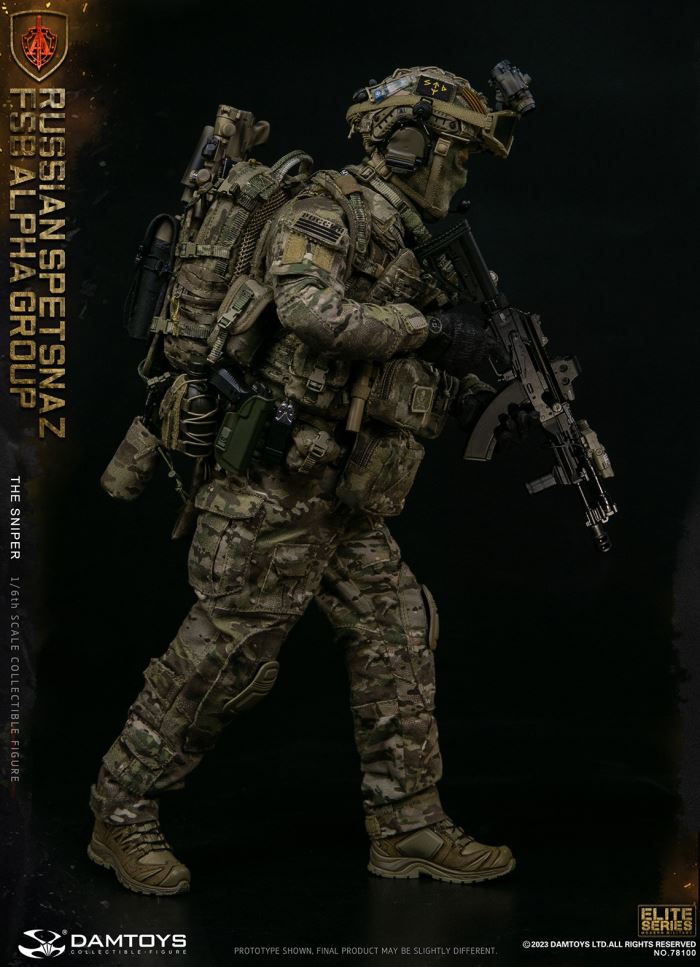 RUSSIAN SPETSNAZ FSB ALPHA GROUP SNIPER 1/6