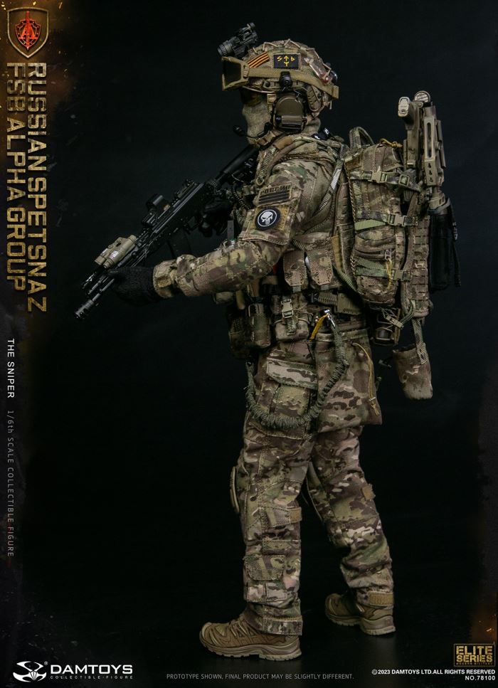 RUSSIAN SPETSNAZ FSB ALPHA GROUP SNIPER 1/6