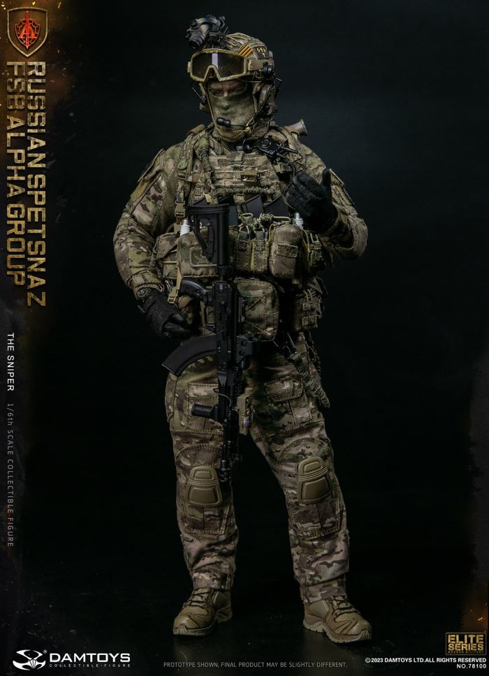 RUSSIAN SPETSNAZ FSB ALPHA GROUP SNIPER 1/6