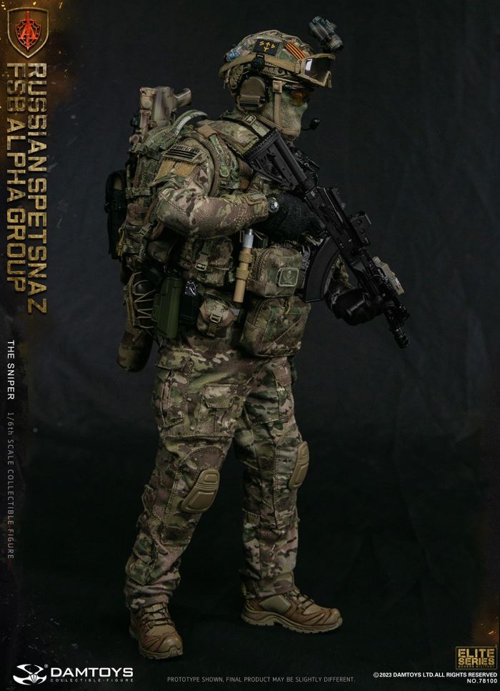 RUSSIAN SPETSNAZ FSB ALPHA GROUP SNIPER 1/6