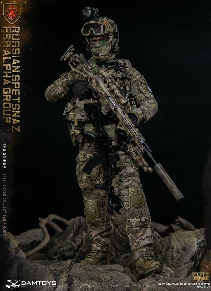 RUSSIAN SPETSNAZ FSB ALPHA GROUP SNIPER 1/6