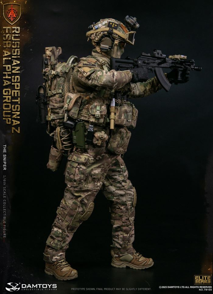 RUSSIAN SPETSNAZ FSB ALPHA GROUP SNIPER 1/6