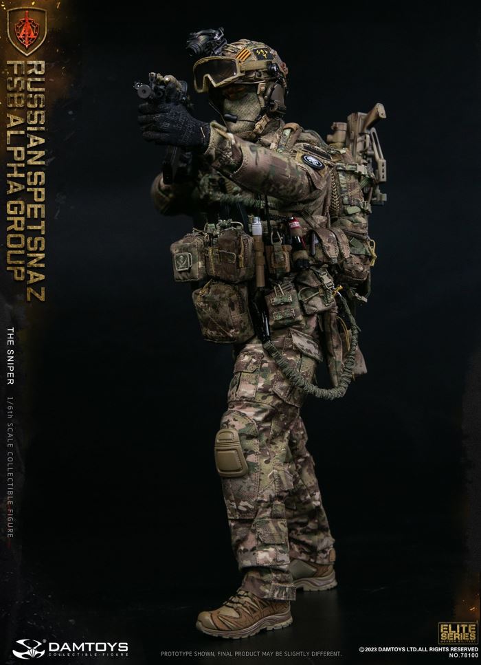 RUSSIAN SPETSNAZ FSB ALPHA GROUP SNIPER 1/6