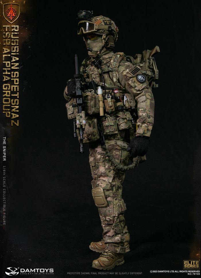 RUSSIAN SPETSNAZ FSB ALPHA GROUP SNIPER 1/6
