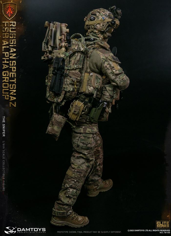 RUSSIAN SPETSNAZ FSB ALPHA GROUP SNIPER 1/6