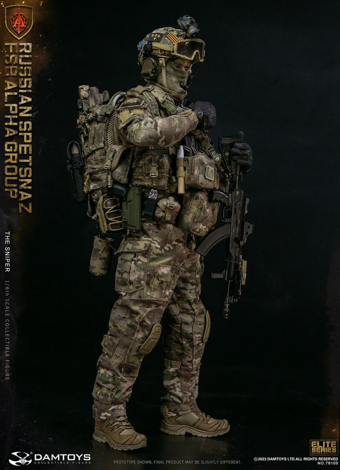 RUSSIAN SPETSNAZ FSB ALPHA GROUP SNIPER 1/6