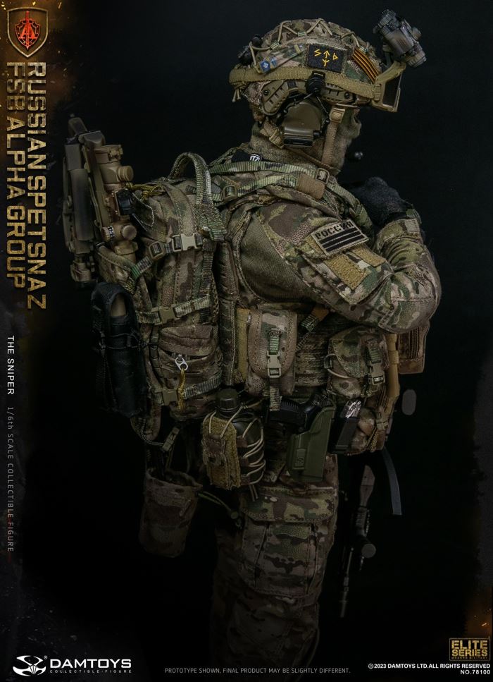 RUSSIAN SPETSNAZ FSB ALPHA GROUP SNIPER 1/6