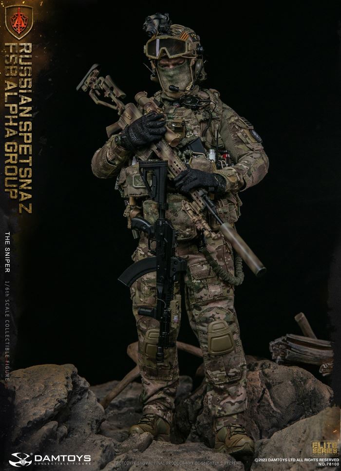 RUSSIAN SPETSNAZ FSB ALPHA GROUP SNIPER 1/6