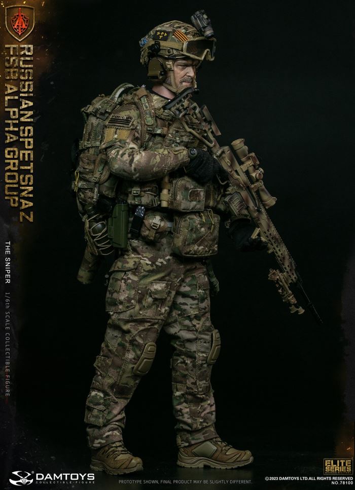 RUSSIAN SPETSNAZ FSB ALPHA GROUP SNIPER 1/6