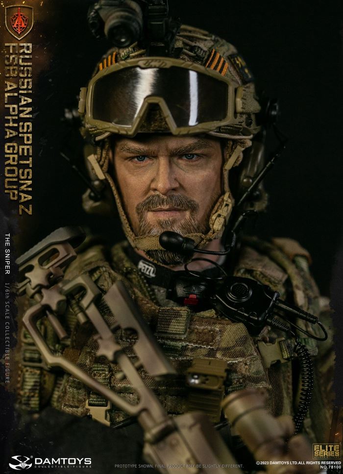 RUSSIAN SPETSNAZ FSB ALPHA GROUP SNIPER 1/6