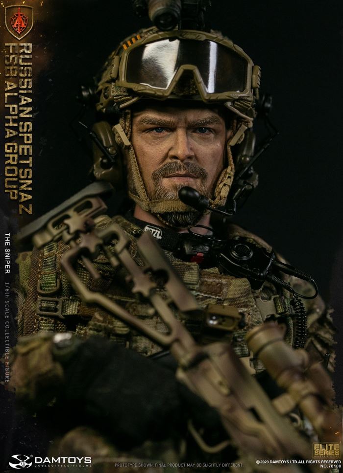 RUSSIAN SPETSNAZ FSB ALPHA GROUP SNIPER 1/6
