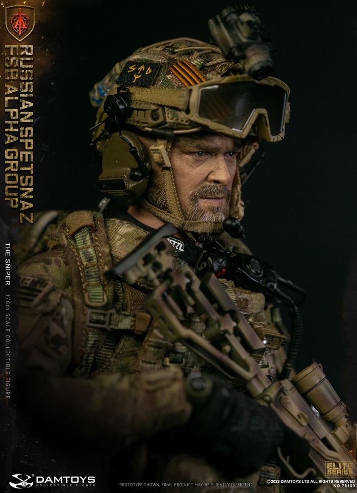 RUSSIAN SPETSNAZ FSB ALPHA GROUP SNIPER 1/6