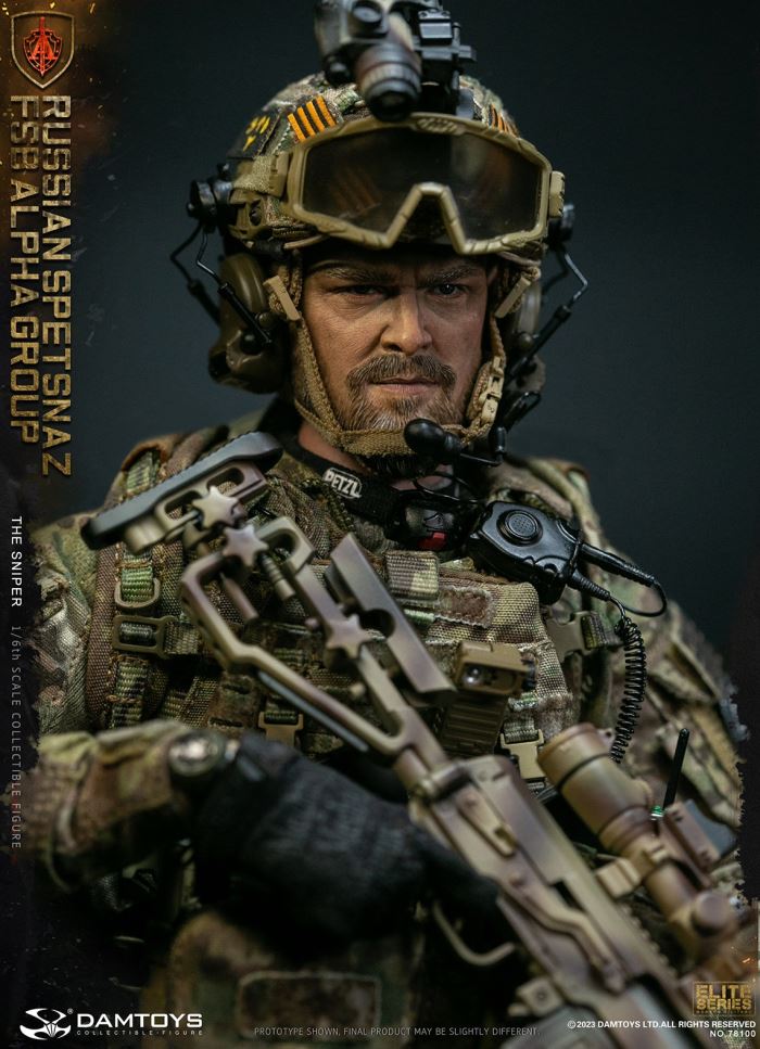 RUSSIAN SPETSNAZ FSB ALPHA GROUP SNIPER 1/6