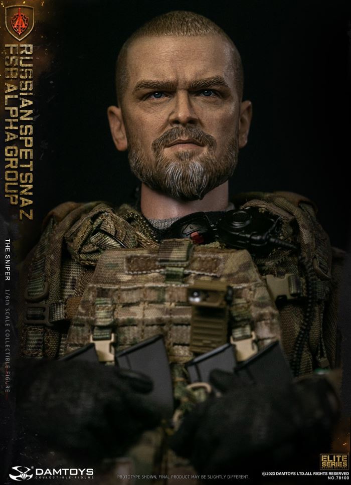 RUSSIAN SPETSNAZ FSB ALPHA GROUP SNIPER 1/6
