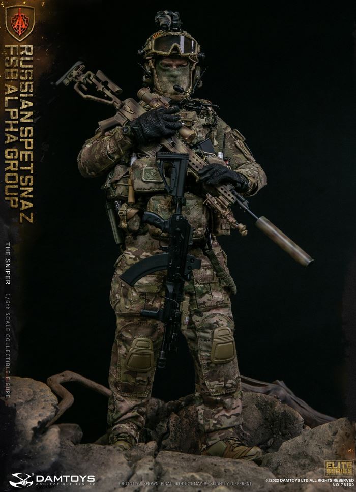 RUSSIAN SPETSNAZ FSB ALPHA GROUP SNIPER 1/6