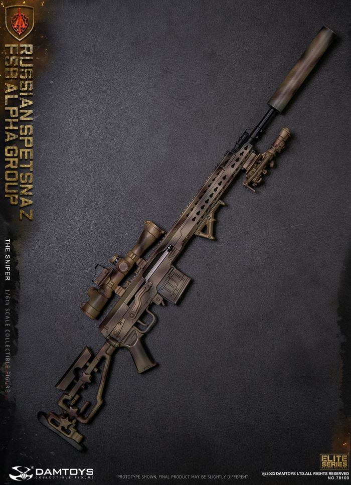 RUSSIAN SPETSNAZ FSB ALPHA GROUP SNIPER 1/6