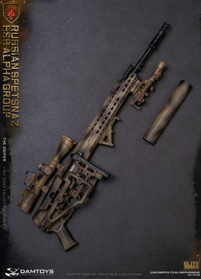 RUSSIAN SPETSNAZ FSB ALPHA GROUP SNIPER 1/6