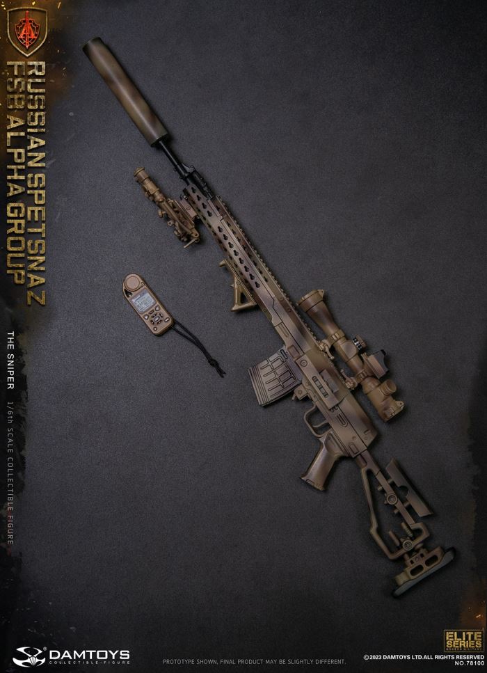 RUSSIAN SPETSNAZ FSB ALPHA GROUP SNIPER 1/6