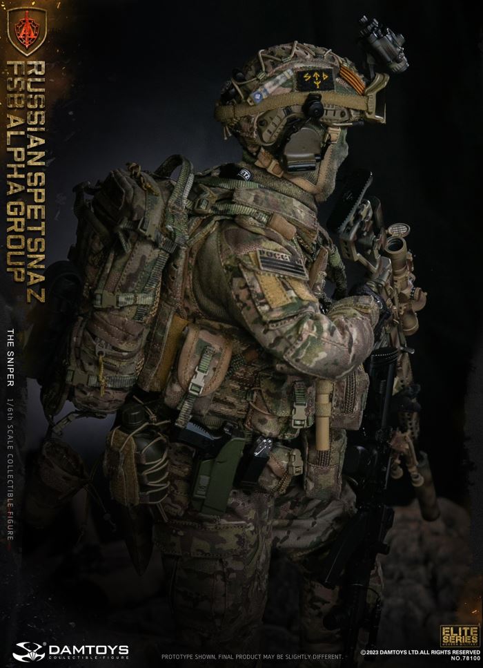 RUSSIAN SPETSNAZ FSB ALPHA GROUP SNIPER 1/6