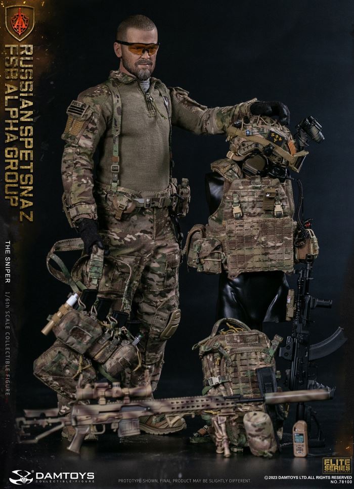 RUSSIAN SPETSNAZ FSB ALPHA GROUP SNIPER 1/6