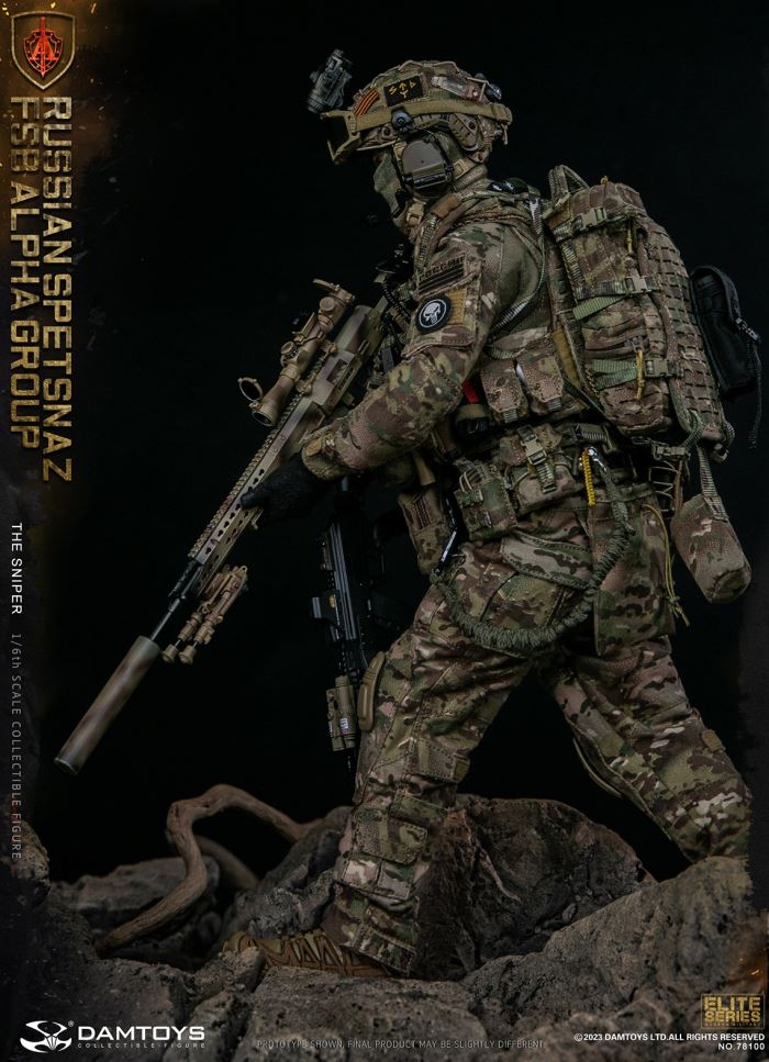 RUSSIAN SPETSNAZ FSB ALPHA GROUP SNIPER 1/6