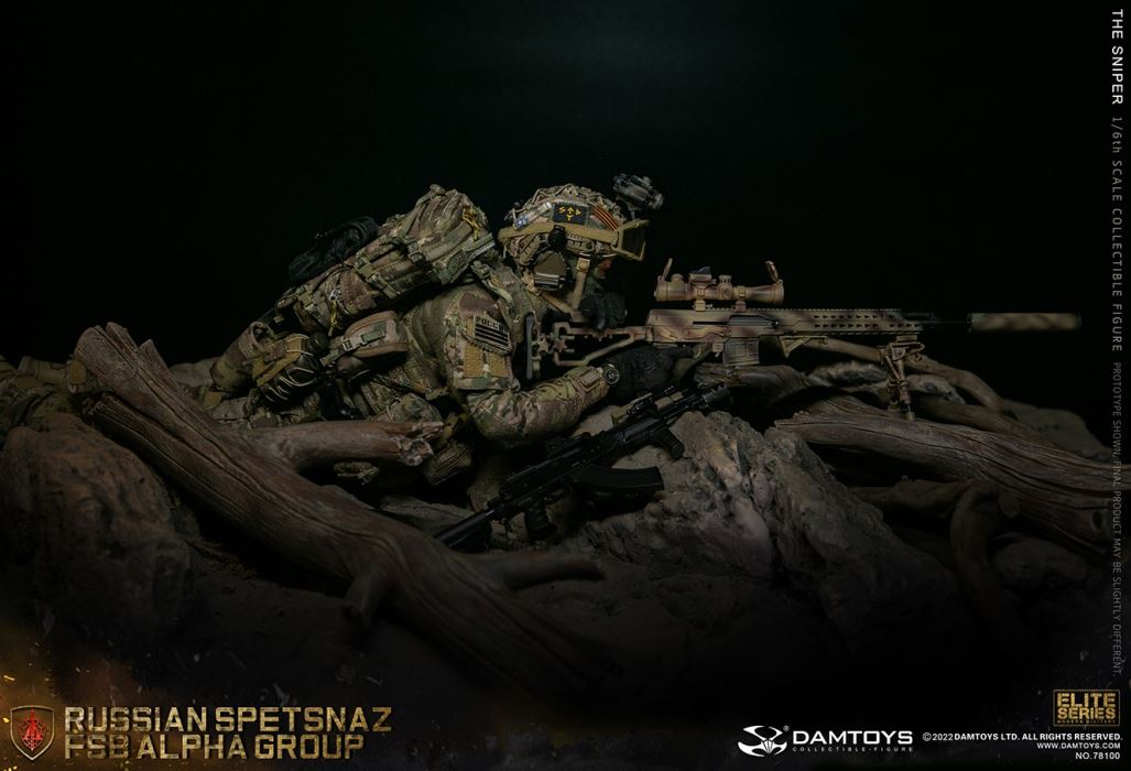 RUSSIAN SPETSNAZ FSB ALPHA GROUP SNIPER 1/6