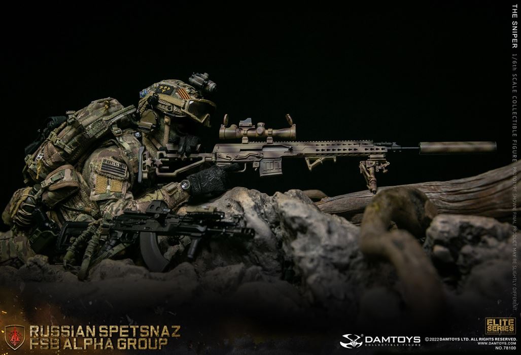 RUSSIAN SPETSNAZ FSB ALPHA GROUP SNIPER 1/6