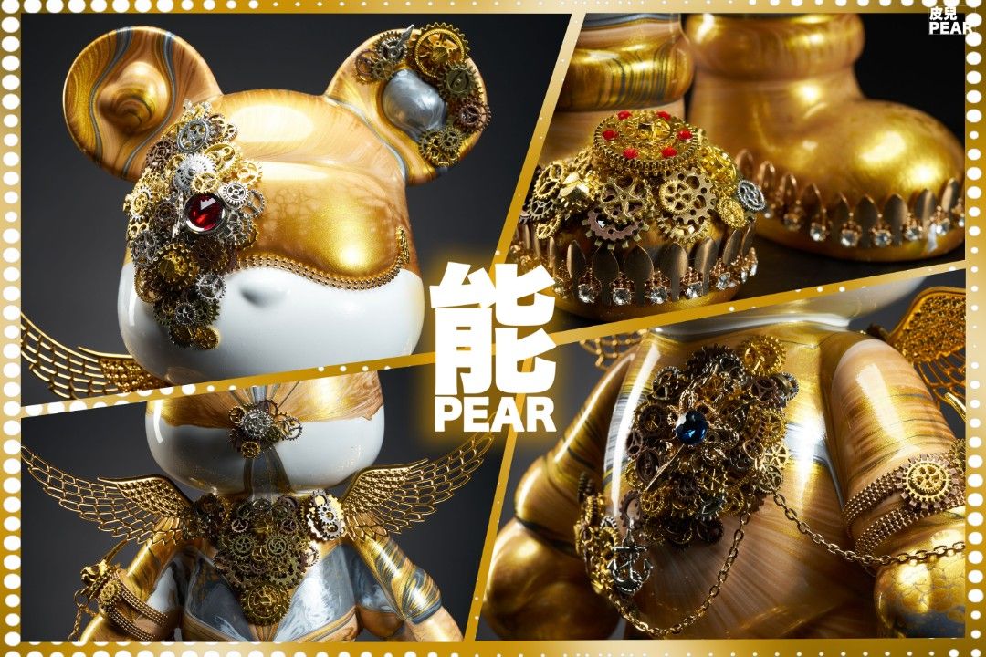 PEAR Golden Knight&Silver Knight Bear