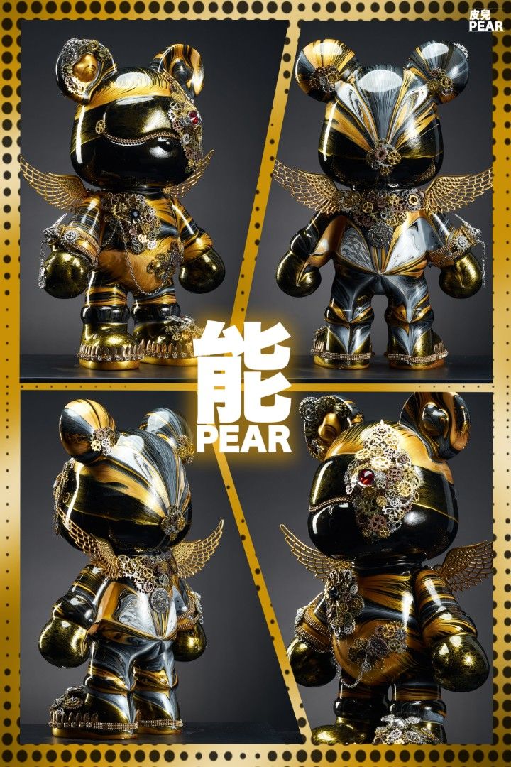 PEAR Golden Knight&Silver Knight Bear