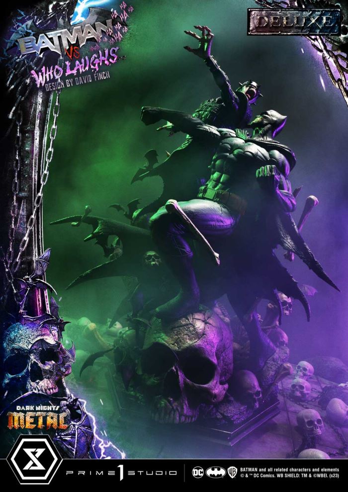 Dark Nights: Metal (Comics)  Batman versus Batman Who Laughs (Design by David Finch) DX Version