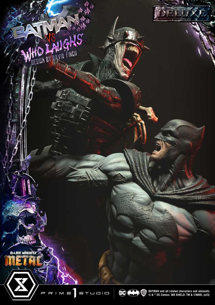 Dark Nights: Metal (Comics)  Batman versus Batman Who Laughs (Design by David Finch) DX Version