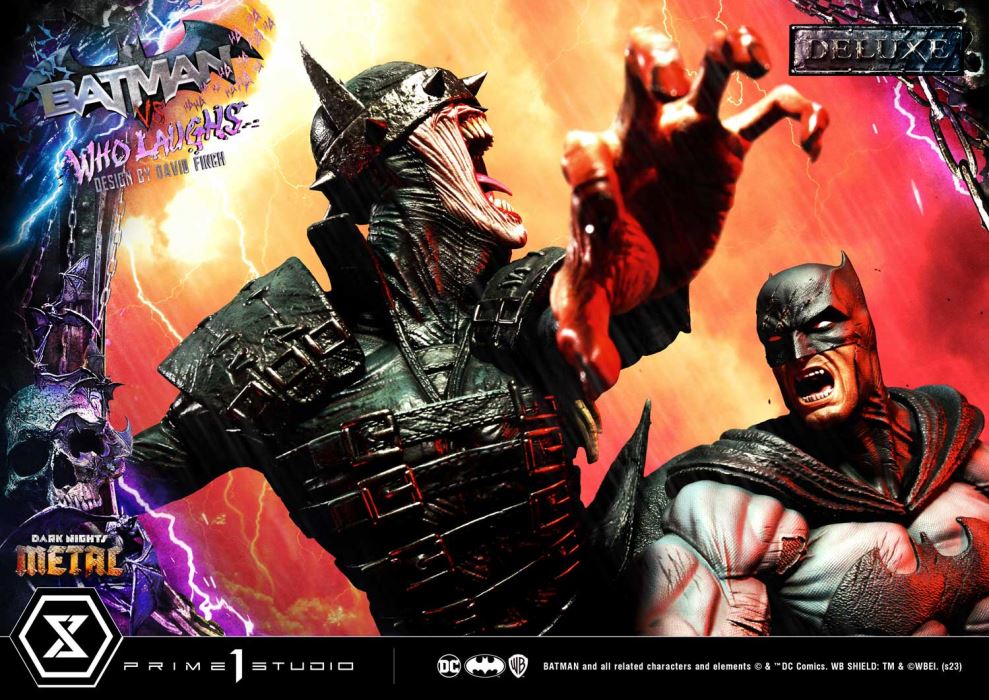 Dark Nights: Metal (Comics)  Batman versus Batman Who Laughs (Design by David Finch) DX Version