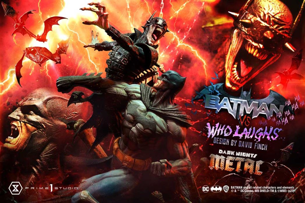 Dark Nights: Metal (Comics)  Batman versus Batman Who Laughs (Design by David Finch) DX Version