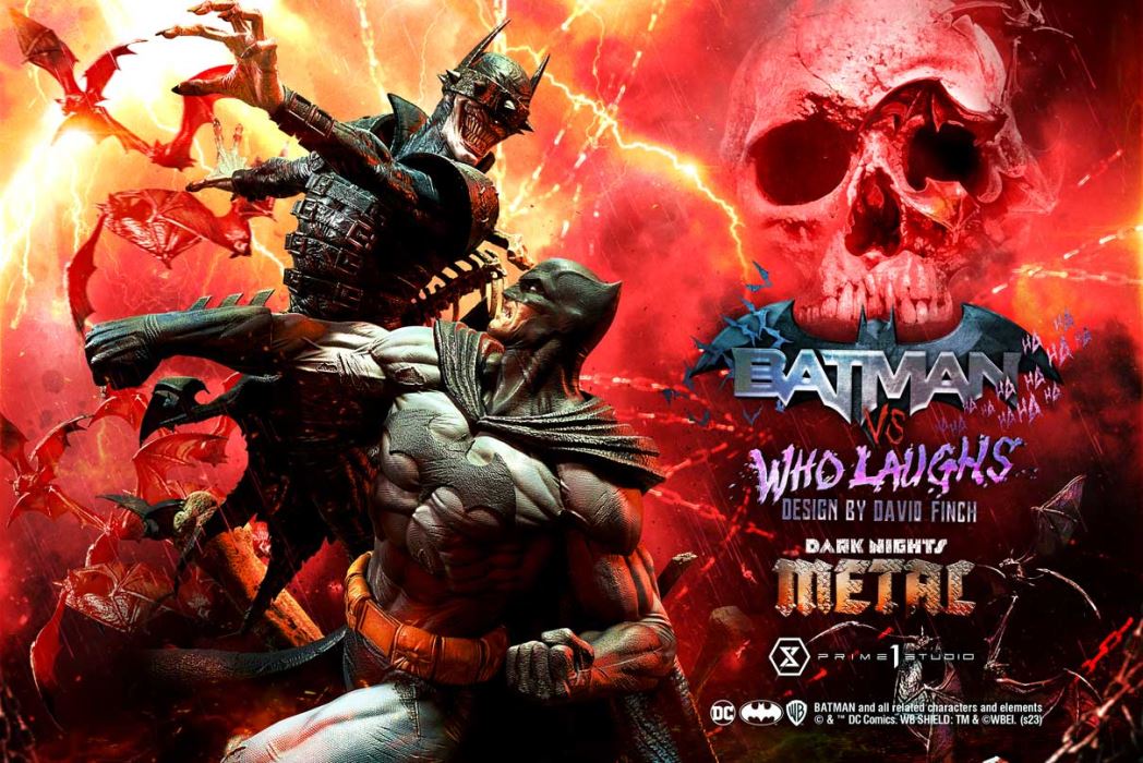 Dark Nights: Metal (Comics)  Batman versus Batman Who Laughs (Design by David Finch)
