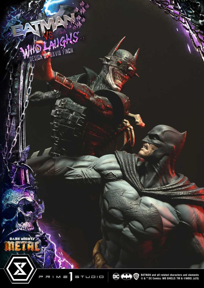 Dark Nights: Metal (Comics)  Batman versus Batman Who Laughs (Design by David Finch)