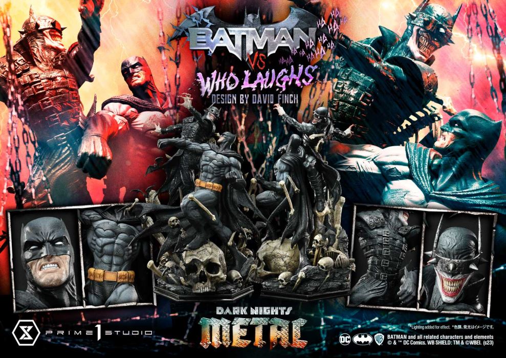 Dark Nights: Metal (Comics)  Batman versus Batman Who Laughs (Design by David Finch)