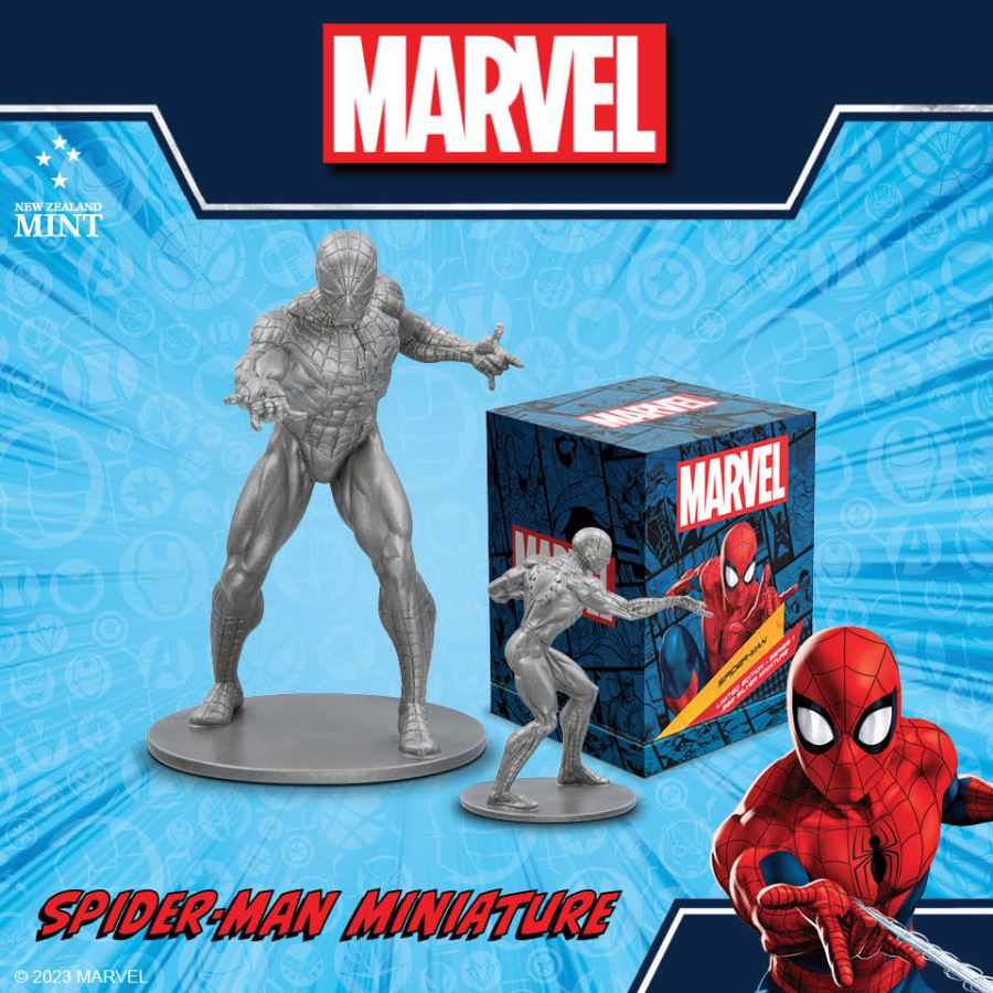 SPIDER-MAN SILVER MINIATURE