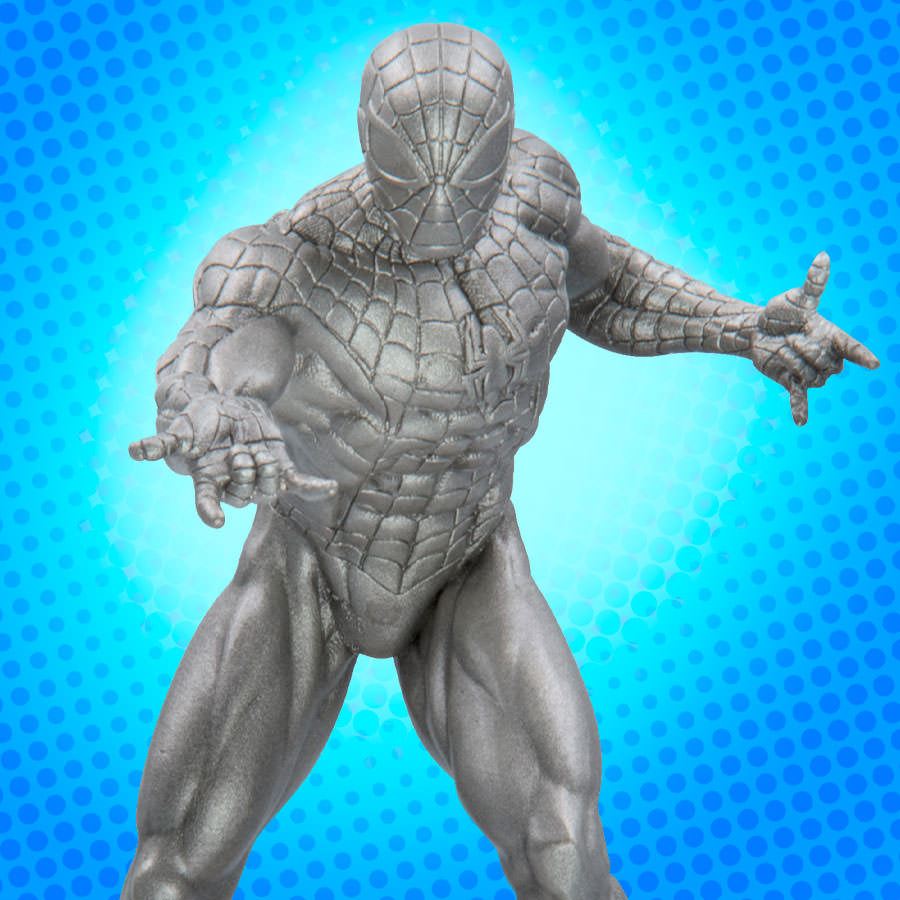 SPIDER-MAN SILVER MINIATURE