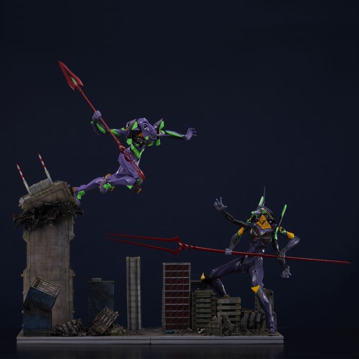 SCENE SCAPE DIORAMA Shin Evangelion Theatrical Version Unit 01 vs Unit 13