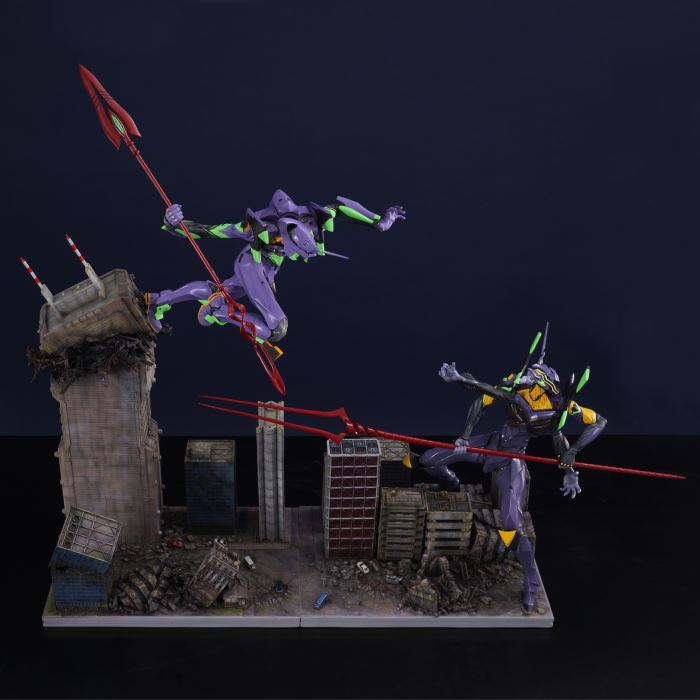 SCENE SCAPE DIORAMA Shin Evangelion Theatrical Version Unit 01 vs Unit 13