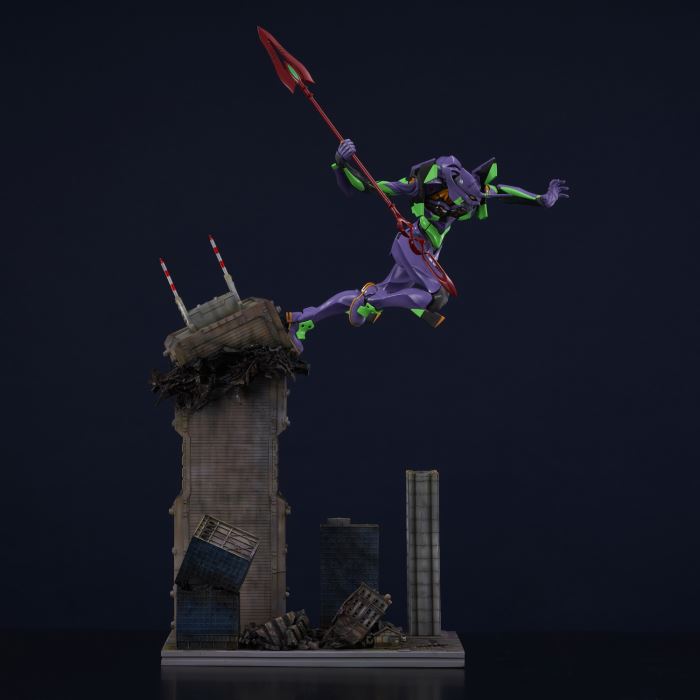 SCENE SCAPE DIORAMA Shin Evangelion Theatrical Version Unit 01 vs Unit 13
