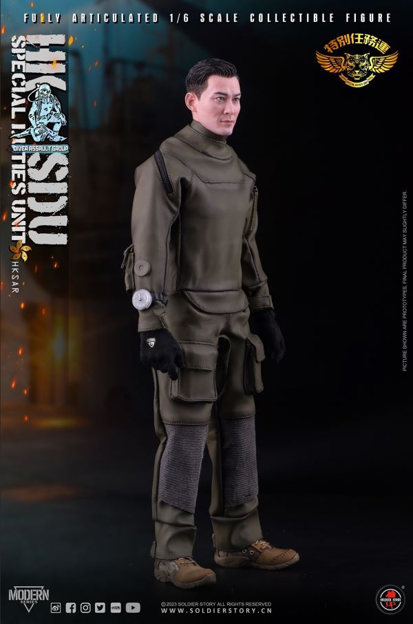 HK SDU Hong Kong Special Mission Company Water Attack Team / Water Ghost Team ( Deluxe Edition ) 1/6