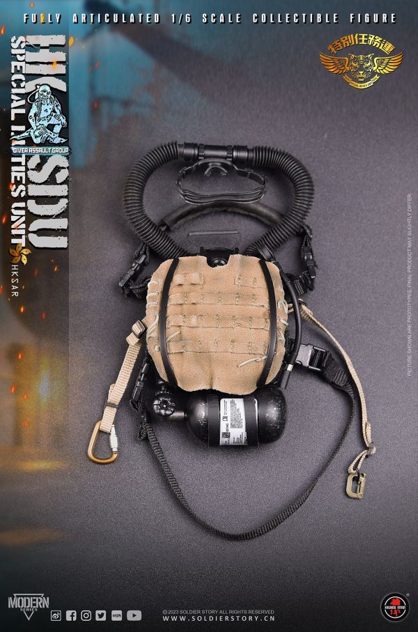 HK SDU Hong Kong Special Mission Company Water Attack Team / Water Ghost Team ( Deluxe Edition ) 1/6