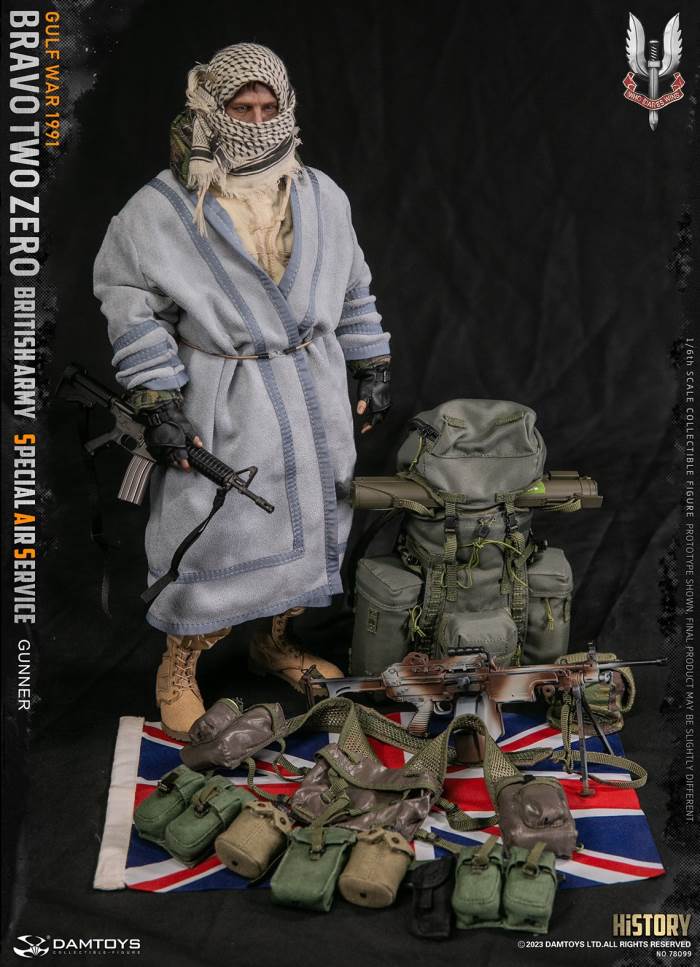 British SAS Special Air Service Regiment-Machine Gunner 1991 Gulf War 1/6